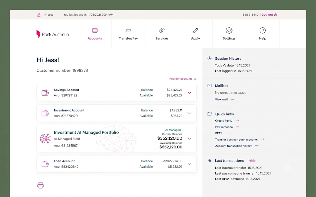 Bank transfer confirmation from an Invest AI member payout